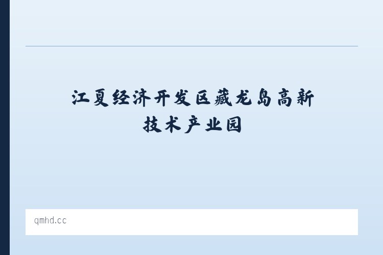 江夏经济开发区藏龙岛高新技术产业园 - 青弥互动 列表图